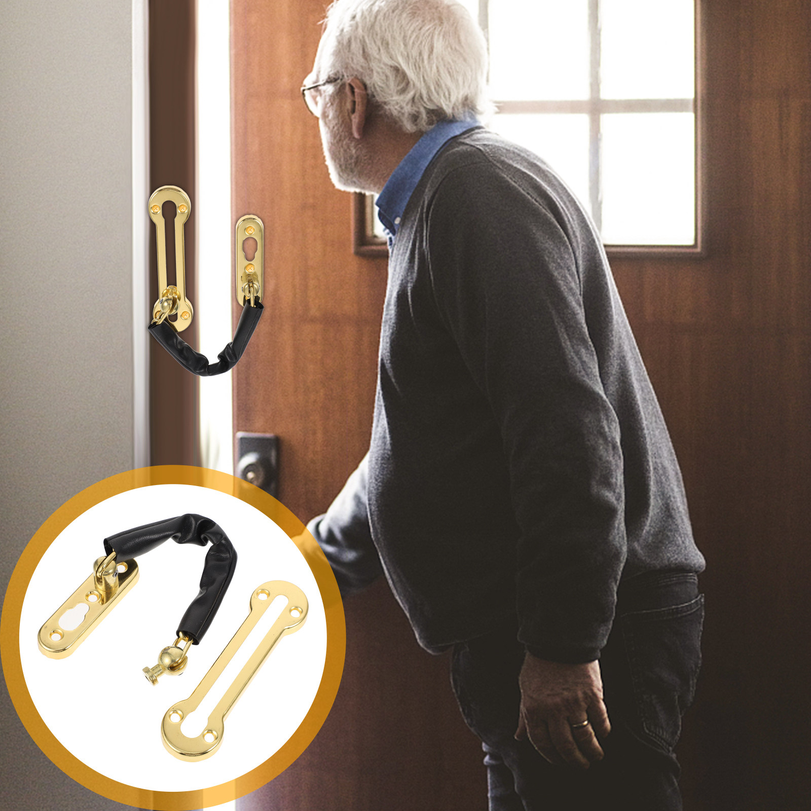 Stainless Steel Door Chain Loc - огляд і ціна Security Chain Door