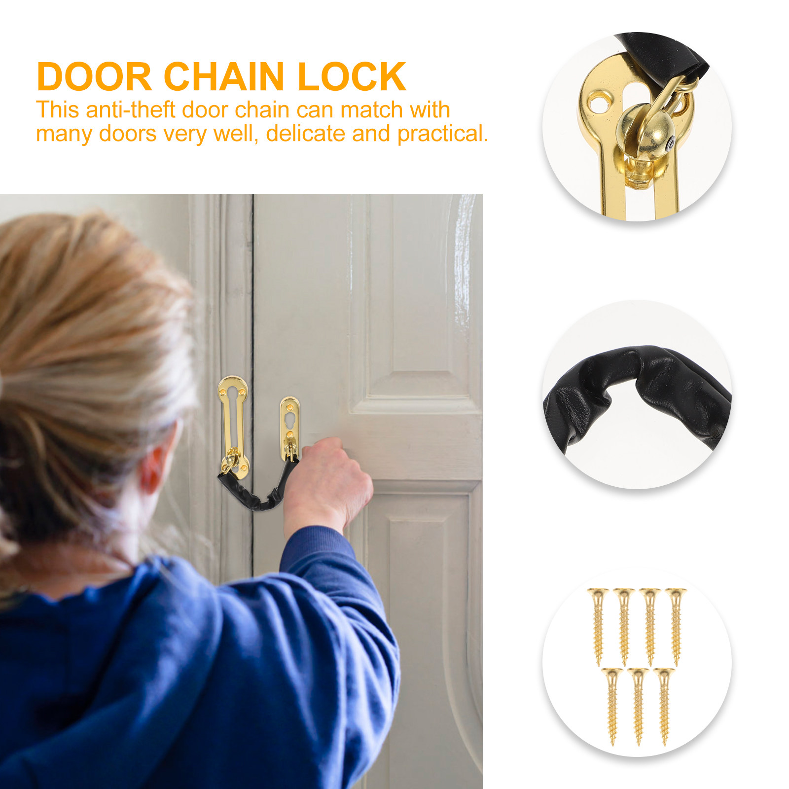 Stainless Steel Door Chain Loc - огляд і ціна Security Chain Door
