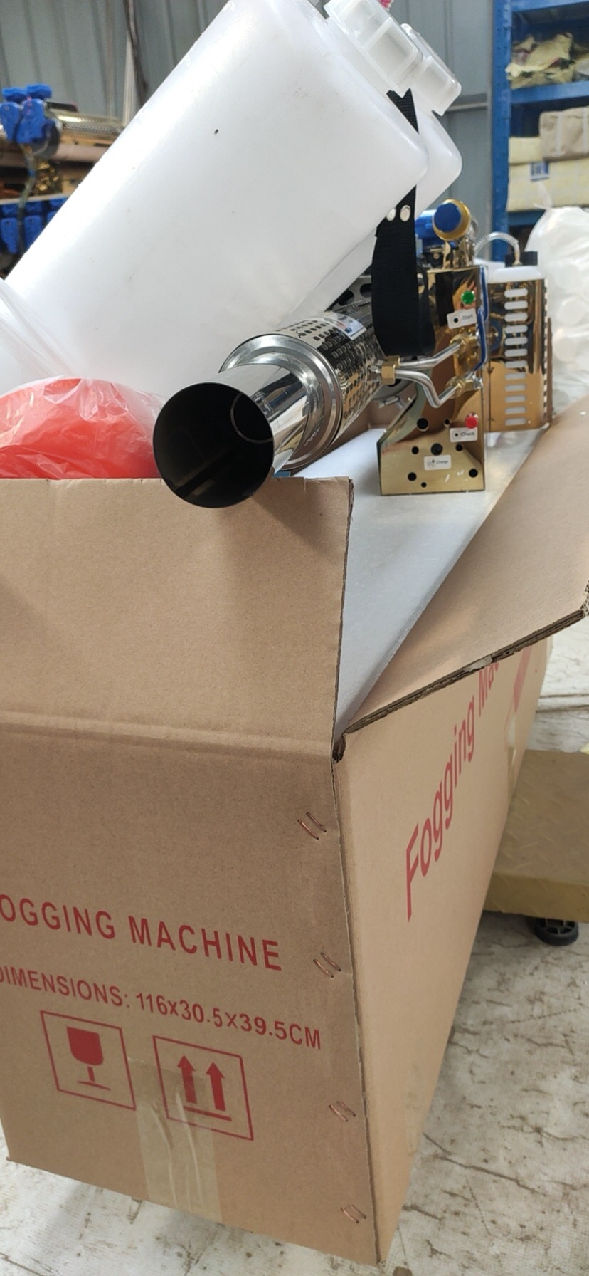 Fog Mist Machine for Disinfect - огляд і ціна Flood Barrier Bag